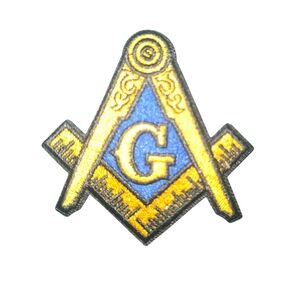 Masonic Free Mason Logo Embroiderd Iron On Patch